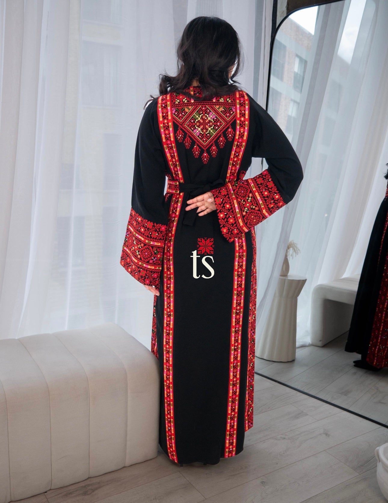 Ramallah Red Elegance Thobe