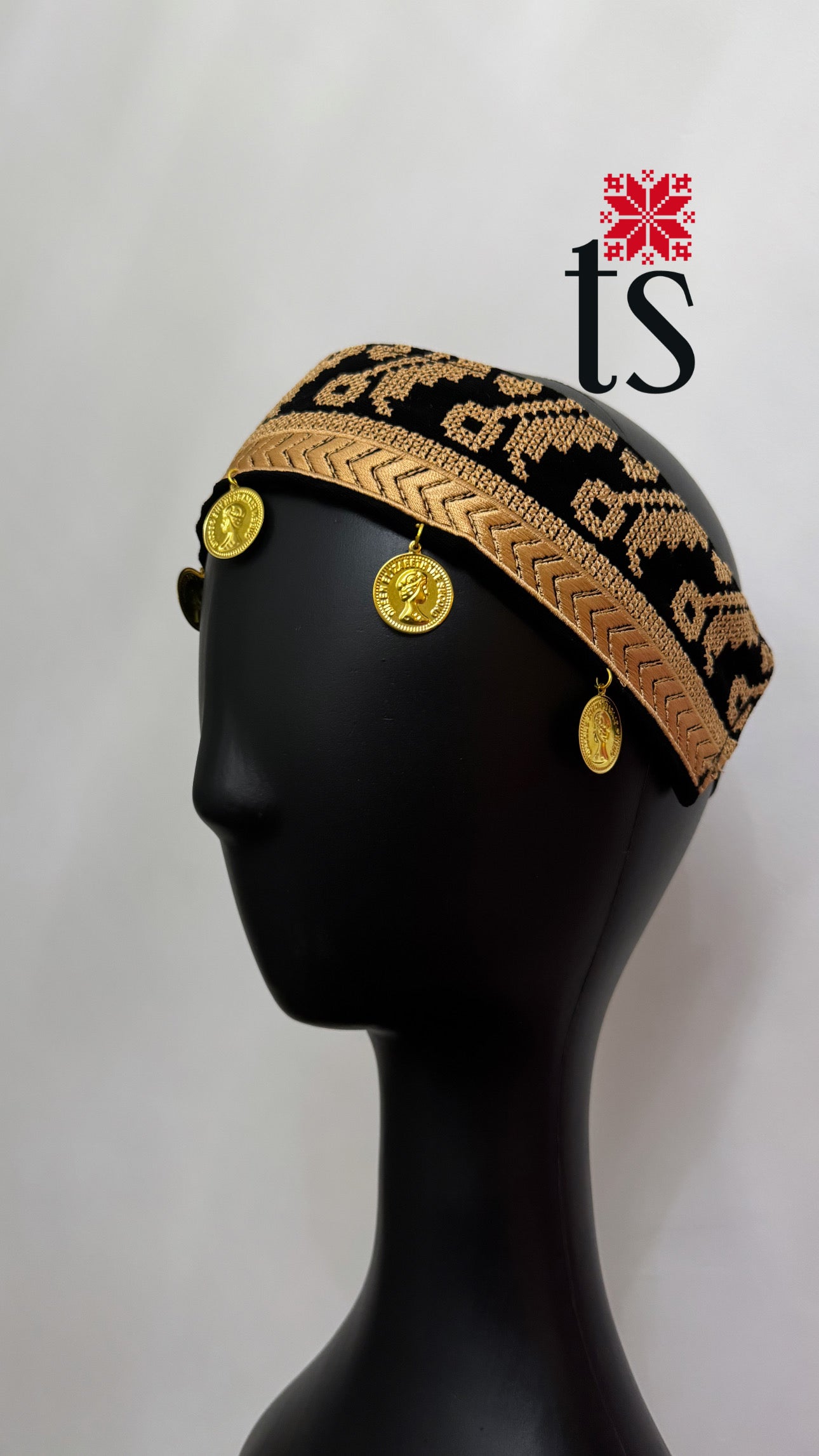 Gold Tatreez Headband