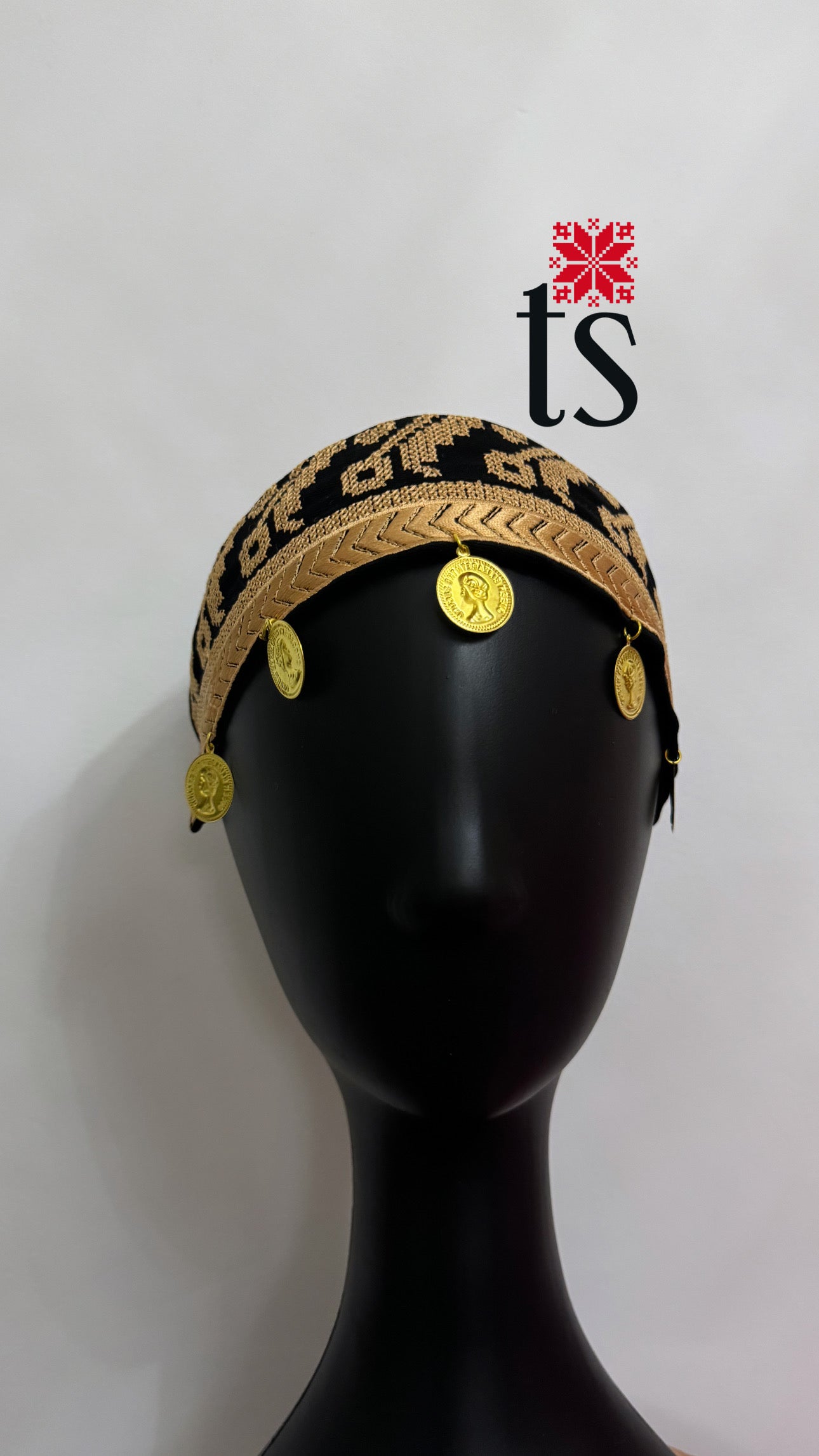 Gold Tatreez Headband