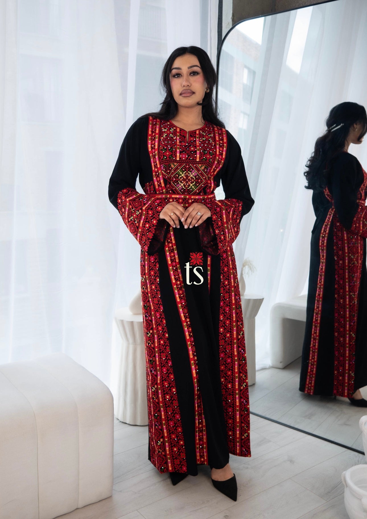 Ramallah Red Elegance Thobe