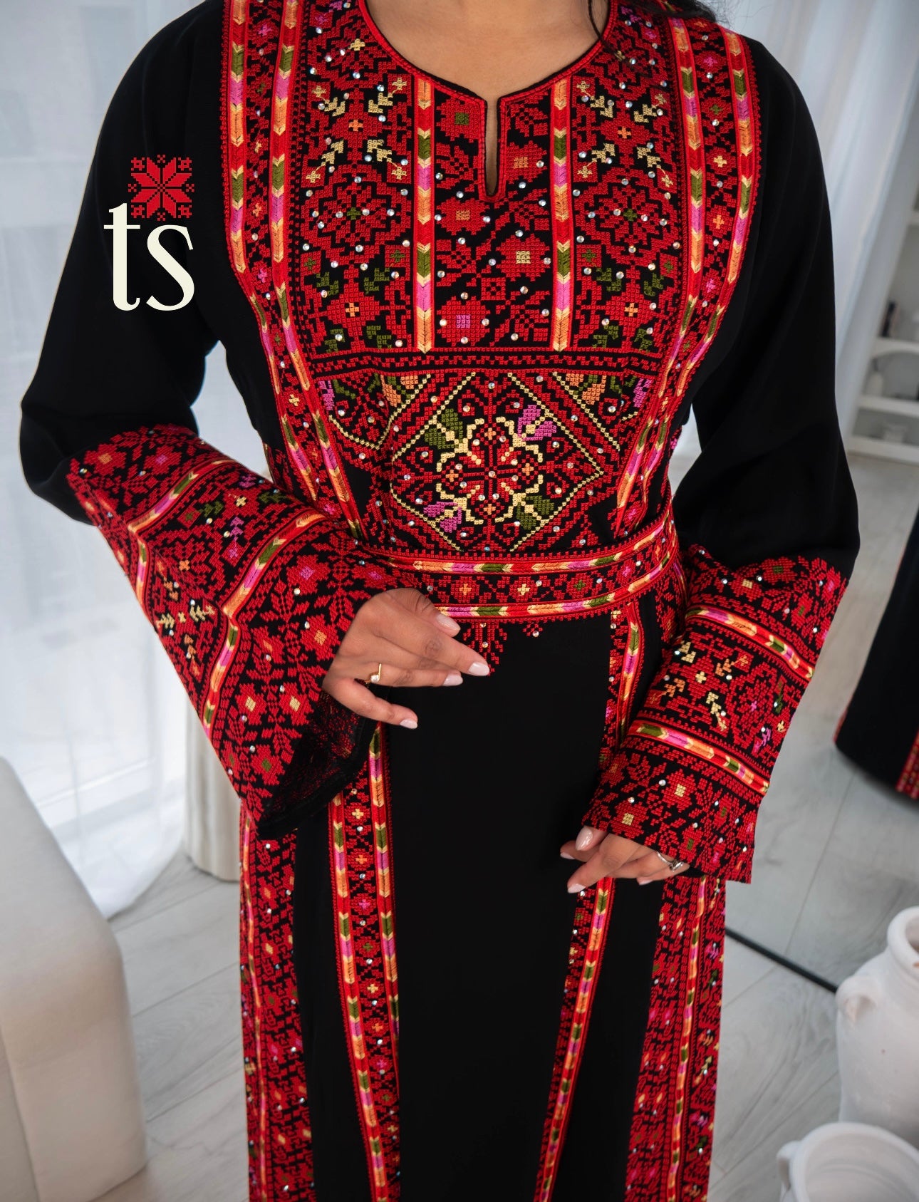 Ramallah Red Elegance Thobe
