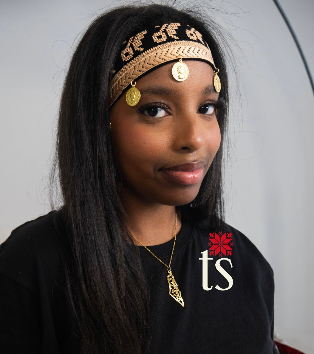 Gold Tatreez Headband