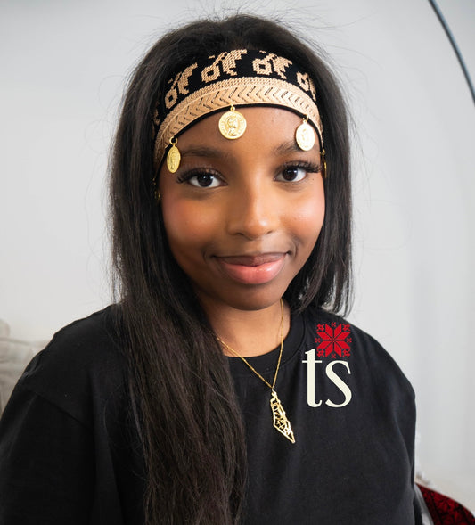 Gold Tatreez Headband