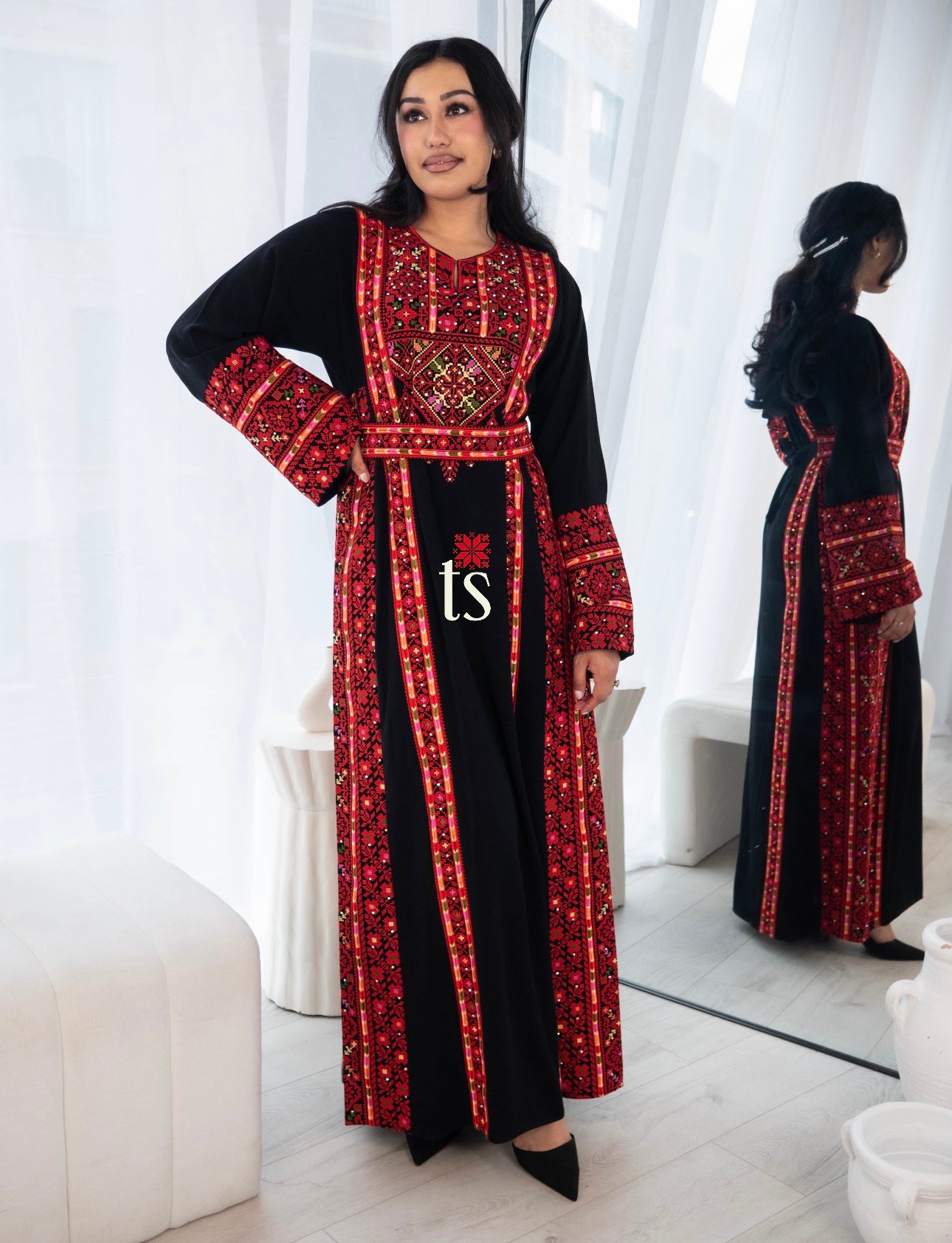 Ramallah Red Elegance Thobe