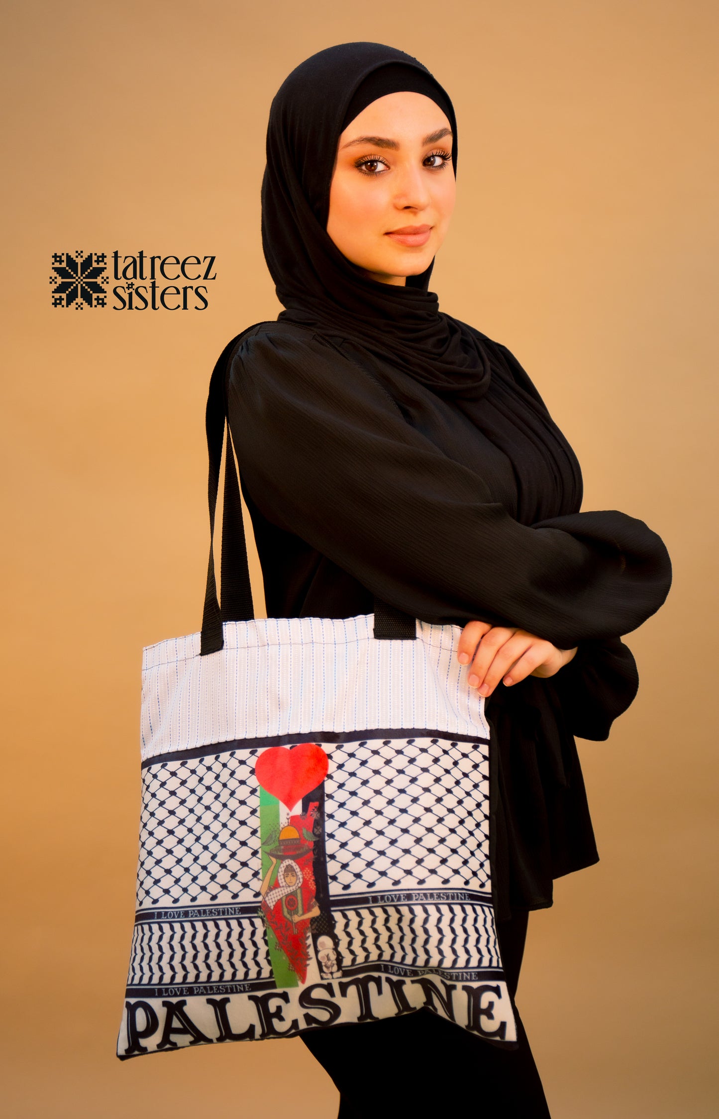 I Love Palestine Tote Bag
