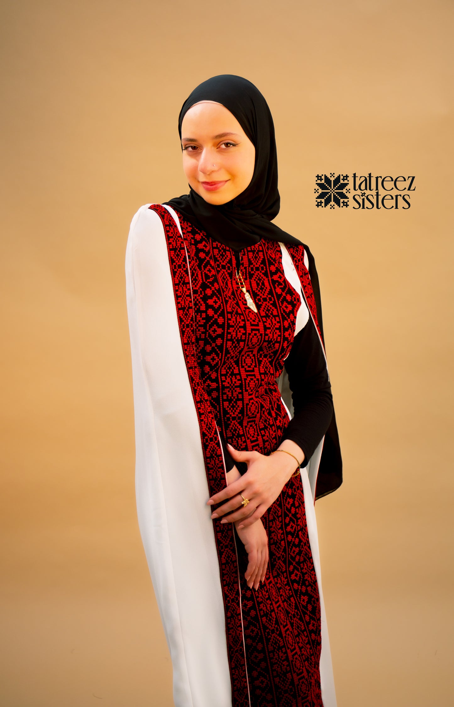 White Cape Dress