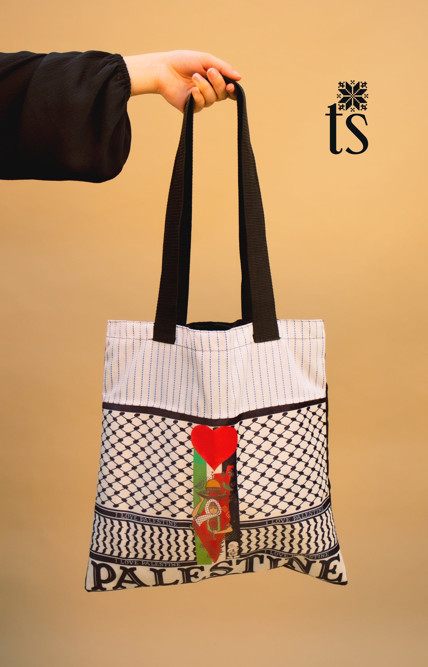 I Love Palestine Tote Bag