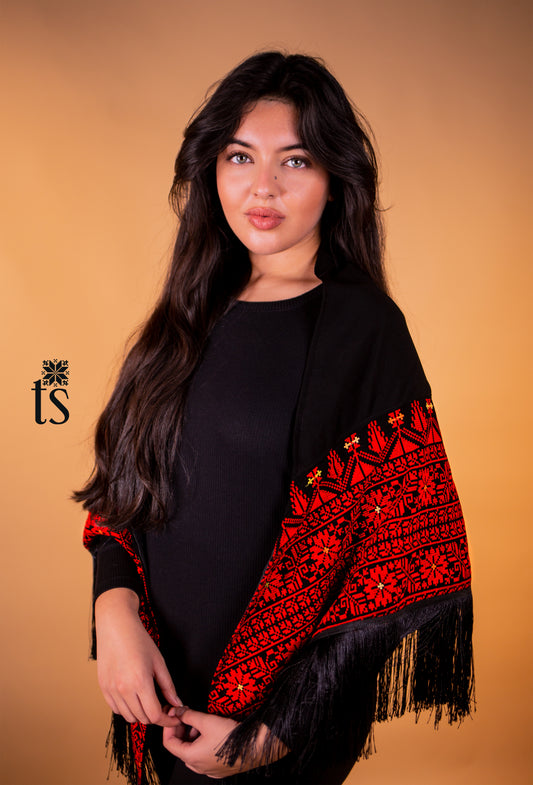 Tatreez Shawl Wrap