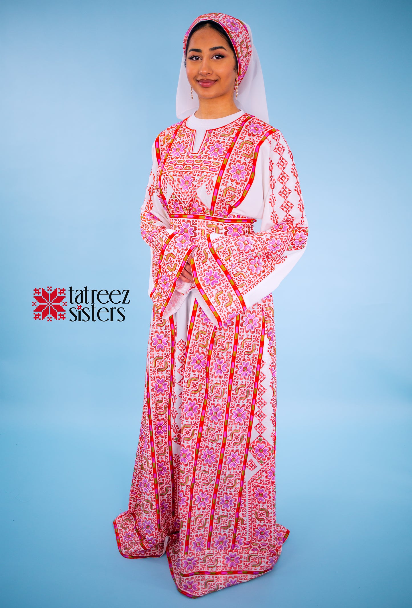 Princess Thobe with Matching Veil