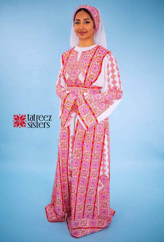 Princess Thobe with Matching Veil