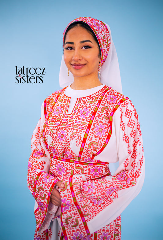 Princess Thobe with Matching Veil