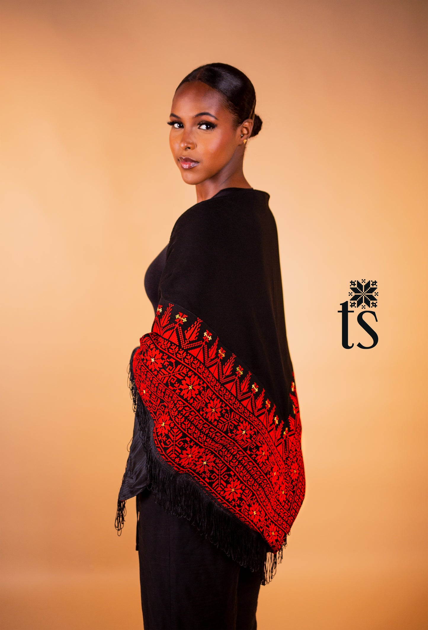 Tatreez Shawl Wrap