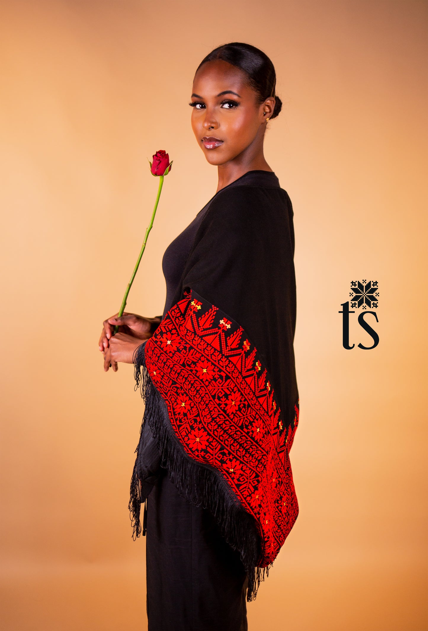 Tatreez Shawl Wrap