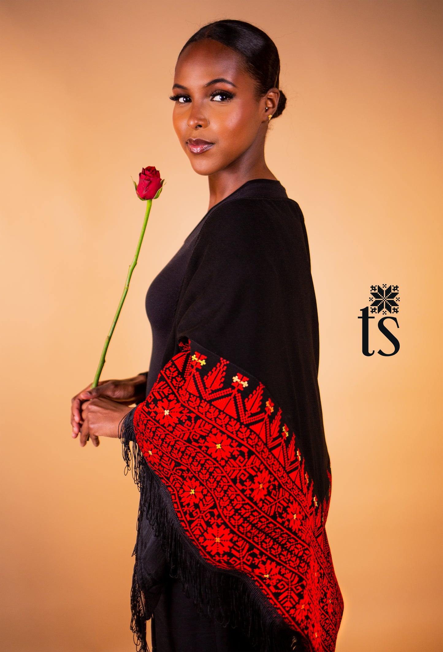 Tatreez Shawl Wrap