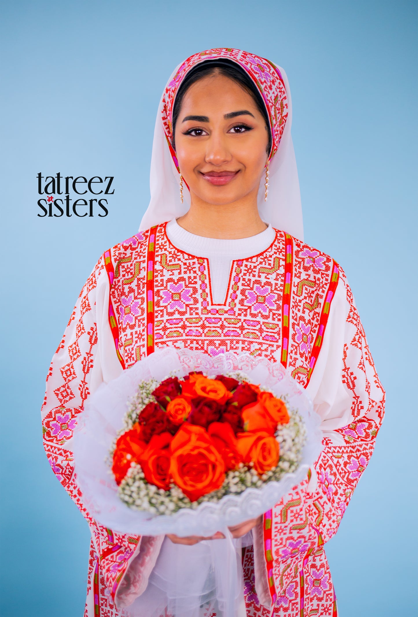 Princess Thobe with Matching Veil