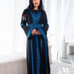 Arabic Calligraphy Signature Embroidered Abaya