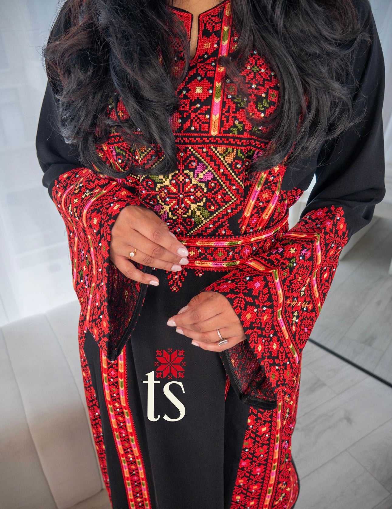Ramallah Red Elegance Thobe