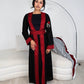 Black Tatreez Abaya