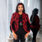 Unique Red Tatreez Blazer