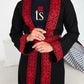 Black Tatreez Abaya