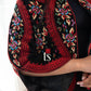 Floral Red Tatreez Blazer