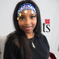 Royal Blue Tatreez Headband