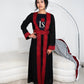 Black Tatreez Abaya