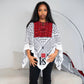Tatreez Keffiyeh Poncho