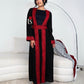 Black Tatreez Abaya
