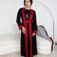 Black Tatreez Abaya