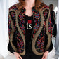 Floral Gold Tatreez Blazer