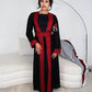Black Tatreez Abaya