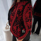 Unique Red Tatreez Blazer