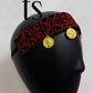 Red Tatreez Headband - Thin