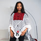 Tatreez Keffiyeh Poncho