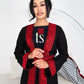 Black Tatreez Abaya