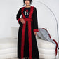 Black Tatreez Abaya